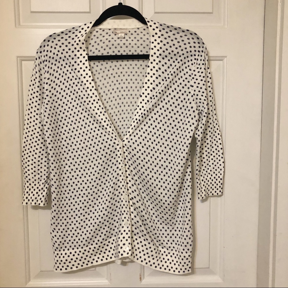 Gap • Boyfriend Polka Dot Cardigan